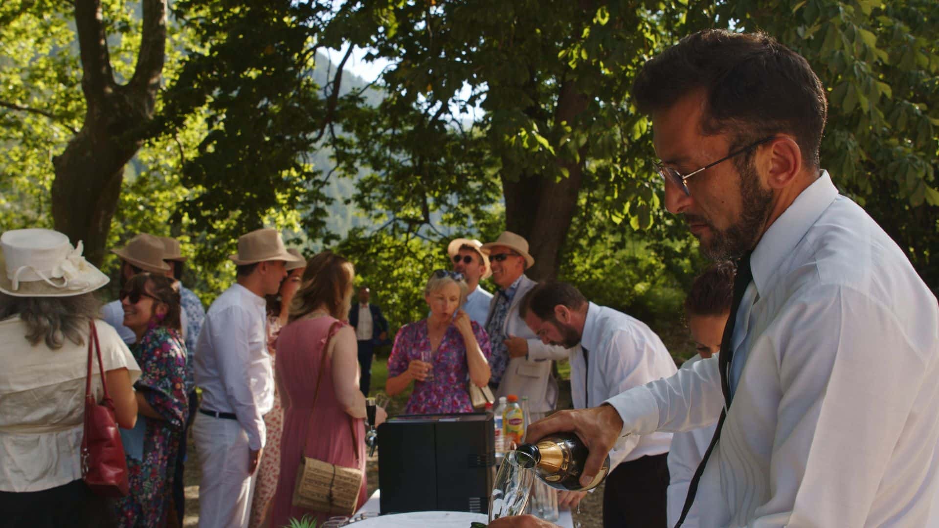 Cocktail sous les mûriers